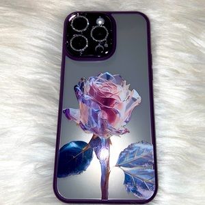 IPHONE 14/15 PRO MAX 💜 CASE WITH SCREEN PROTECTOR.